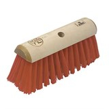 Hillbrush 12Inch Stiff Red Poly Yard Broom Head Hillbrush 12Inch Stiff Red Poly Yard Broom Head